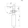 Дозатор кухонный GRANULA 22PD Графит 22PD GPAFIT (CHEPHO-CEPYII)