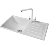 Кухонная мойка GRANULA GR-8601 арктик (белый) 8601 APKTIK