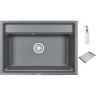 Кухонная мойка GRANULA KITCHEN SPACE KS-7301 алюминиум 7301 ALYUMIHIYM