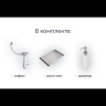 Кухонная мойка GRANULA KITCHEN SPACE KS-7302 арктик (белый) 7302 APKTIK