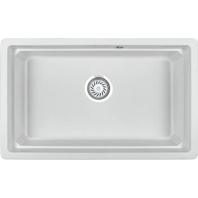Кухонная мойка GRANULA KS-7303U, арктик (белый) 7303iU APKTIK